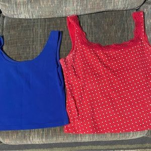 2 Tank Tops - Size: Medium